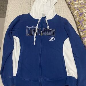 Tampa Bay Lightning Blue and White Hoodie